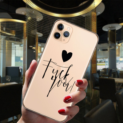 iPhone 13 12 11 14 Pro Max Mini XS XR 14Plus futrālim Populārs Love Laugh Life Cute Cat Fashion caurspīdīgs mīksts silikona vāciņš