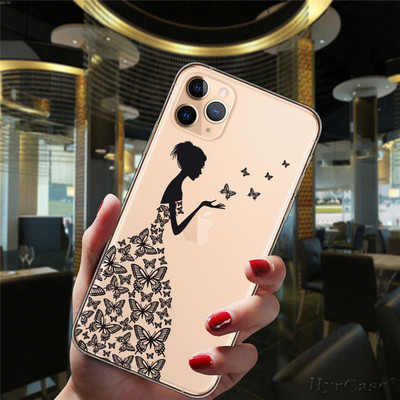 iPhone 13 12 11 14 Pro Max Mini XS XR 14Plus futrālim Populārs Love Laugh Life Cute Cat Fashion caurspīdīgs mīksts silikona vāciņš