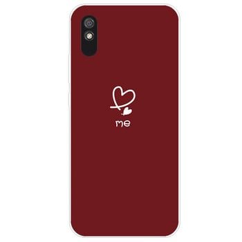 για κάλυμμα θήκης Xiaomi Redmi 9A Μαλακό κάλυμμα σιλικόνης Cartoon TPU πίσω κάλυμμα για Xiaomi Redmi 9A Redmi9A 9 Α προστατευτικές τσάντες θήκης τηλεφώνου