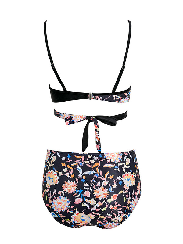 S-XXL Vintage Print bikiniji 2023 ženski Seksi Ženski kupaći kostim s visokim strukom Push up bandage dvodijelni ženski bikini