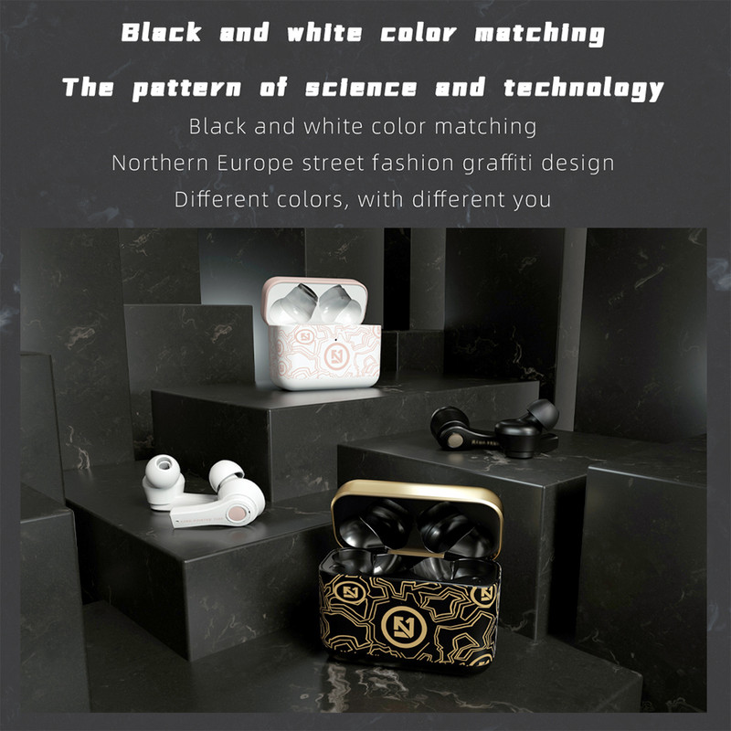 TWS slušalice Bežične stereo slušalice Bluetooth 5.0 slušalice s mikrofonom Slušalice s mikrofonom Slušalice za telefon IOS Android Vodootporne