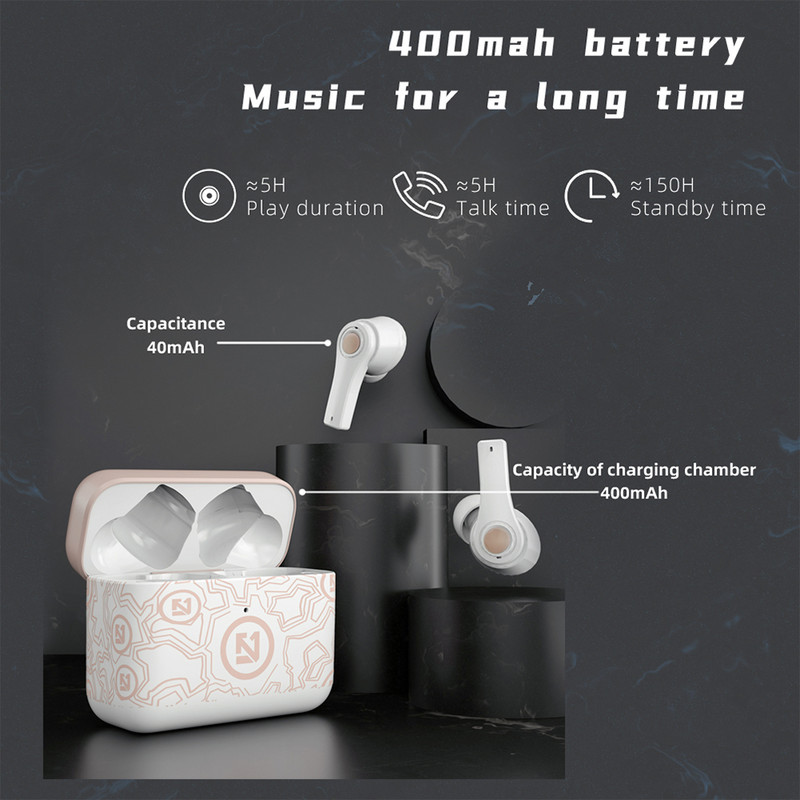 TWS slušalice Bežične stereo slušalice Bluetooth 5.0 slušalice s mikrofonom Slušalice s mikrofonom Slušalice za telefon IOS Android Vodootporne