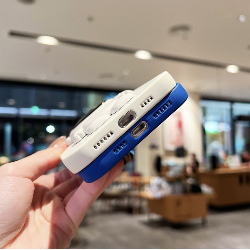 Astronaut Bracket silikoonist telefonihoidiku ümbris Samsung Galaxy A51 A71 4G A11 A21S A31 A81 A01 A02 A03 A02S A03 südamiku kate