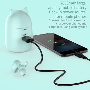 2000mAh безжични слушалки Bluetooth 5.0 слушалки Стерео слушалки Bluetooth слушалки с микрофон 2000mAh капацитет на батерията