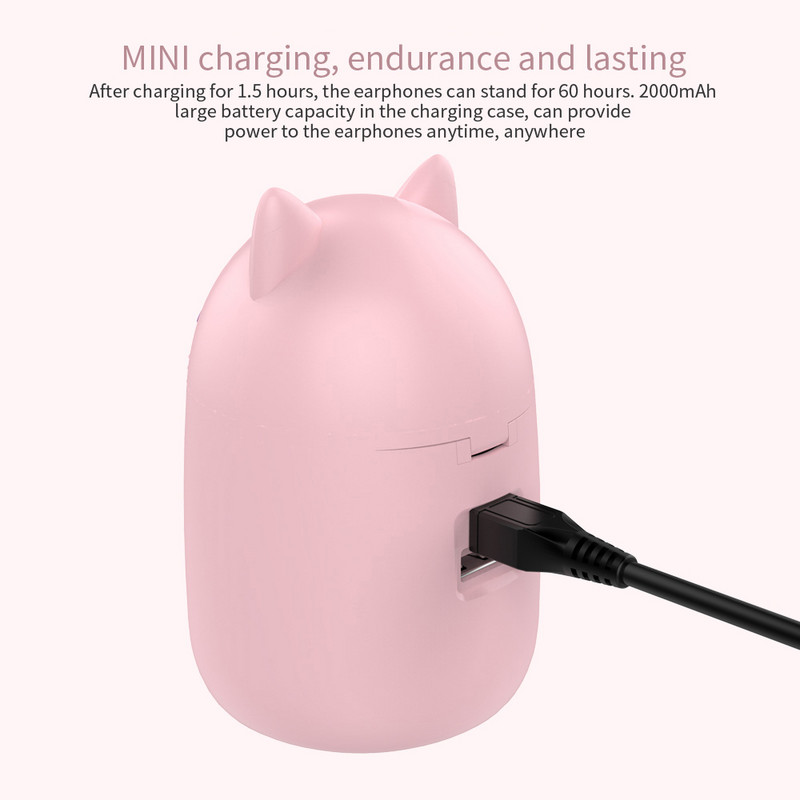 Bezdrôtové slúchadlá 2000mAh Bluetooth 5.0 Stereo slúchadlá do uší Bluetooth headsety s mikrofónom Kapacita batérie 2000mAh