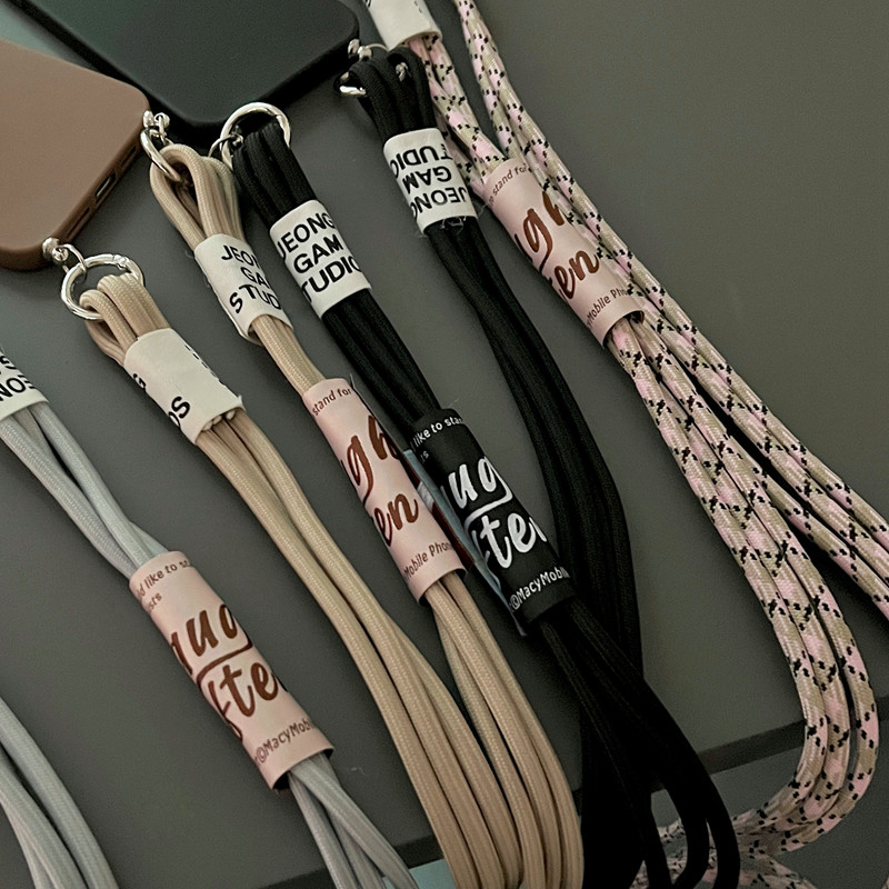 Διπλό κολιέ χιαστί με κορδόνι Θήκη σιλικόνης για Samsung Galaxy S22 S21 S20 Ultra FE S10 S9 S8 Plus Κάλυμμα με λουράκι καρπού