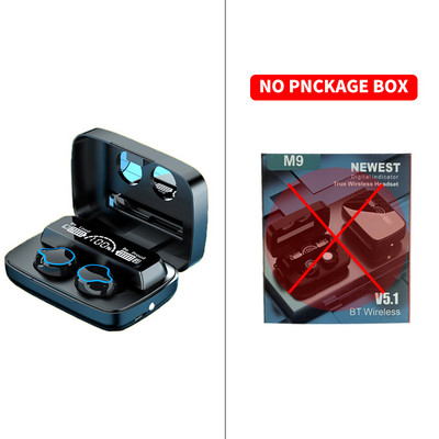 Ακουστικά TWS Bluetooth 5.0 Ασύρματα ακουστικά LED Power Display με 2000mAh Power Bank HD υλικό καθρέφτη για τηλέφωνο IOS Android