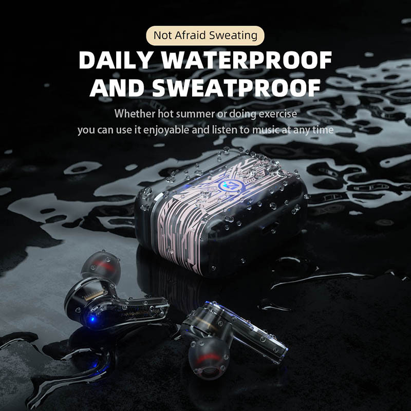 Bežične slušalice Graffiti Bluetooth slušalice TWS slušalice za uho Sportska glazba Prijenosne bežične slušalice Slušalice otporne na znojenje