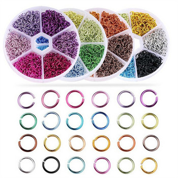 Висящ пръстен за нокти Метална сплав Ноктопластика Алуминиеви 3D декорации Пиърсинг Декор Смесени цветове Бижута за нокти