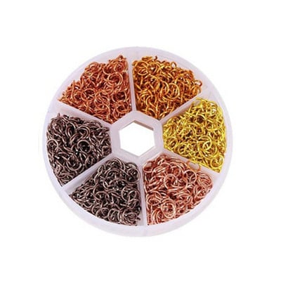 Köröm lógó gyűrű fémötvözet körömdíszítés alumínium 3D dekorációk piercing dekor kevert színű köröm ékszer