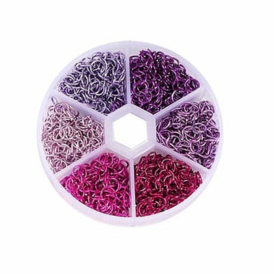 Köröm lógó gyűrű fémötvözet körömdíszítés alumínium 3D dekorációk piercing dekor kevert színű köröm ékszer