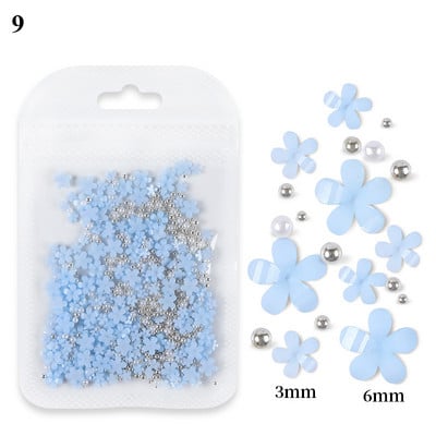 Köröm lógó gyűrű fémötvözet körömdíszítés alumínium 3D dekorációk piercing dekor kevert színű köröm ékszer