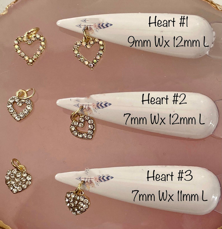 10 DB 3D körömbűvek Lógó Kereszt szív hold köröm ékszerek 3D körömbűvek Nail Art Dekorációs körömpiercing medálokhoz