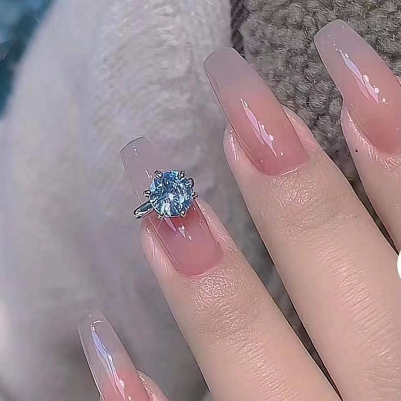 5db japán cirkon körömgyűrűs bűbáj nagy gyémánt kristály dekorokkal 10*16mm 3D ötvözet csillogó gyűrűk körömcsúcsok barkács kiegészítők 7mm