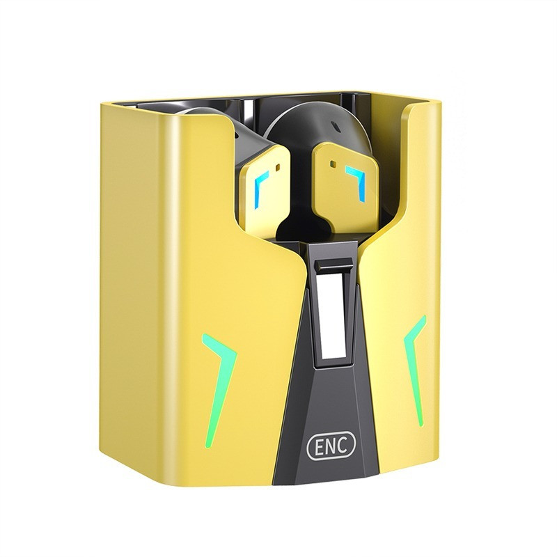 Fineblue 2022 Nové TWS Herné Slúchadlá Bezdrôtové Slúchadlá Bluetooth Stereo Handsfree Headset Blututh Herné Potlačenie Hluk