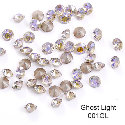 5MM 50PCS Piese Unghii Diamante de lux Decor Sclipici Pietre Strasuri Geme de Sticlă Pietre 3d Charms Cristale Suporturi 32 Tăiere