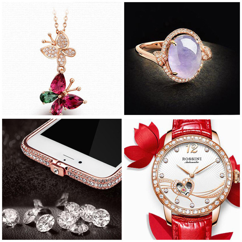 5MM 50PCS Piese Unghii Diamante de lux Decor Sclipici Pietre Strasuri Geme de Sticlă Pietre 3d Charms Cristale Suporturi 32 Tăiere