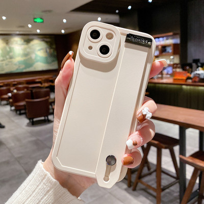 Каишка за китка Лента за ръка Мек силиконов калъф за iphone 14 13 12 11 Pro XS Max XR X 8 7 Plus SE 2020 Coque Защитен капак на камерата