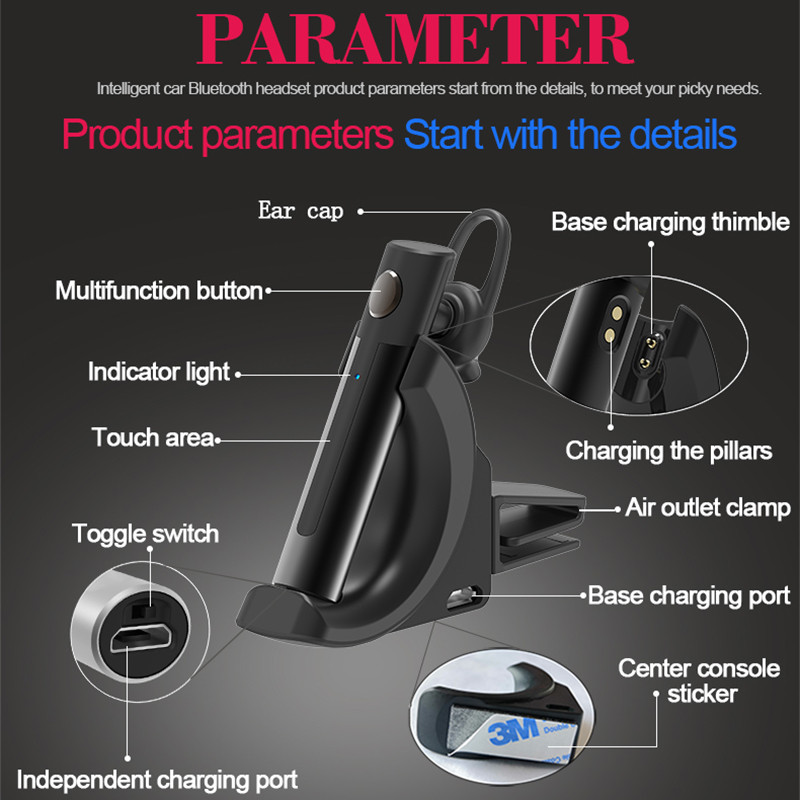 X7 Car Driving Bluetooth Earphone Ασύρματο Lotus CVC Ακουστικό μείωσης θορύβου με μικρόφωνο Handsfree Earbuds Έλεγχος έντασης ήχου