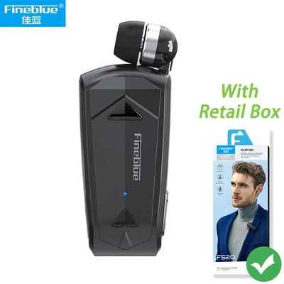 Ακουστικά Bluetooth Fineblue F520 Αναδιπλούμενο Auricular Lavalier Clip σε ακουστικά για ένα αυτί Hand Free Wireless Lotus Original