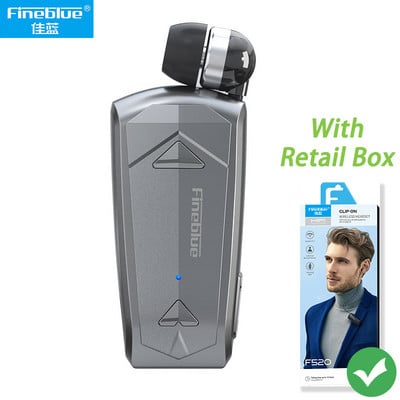 Ακουστικά Bluetooth Fineblue F520 Αναδιπλούμενο Auricular Lavalier Clip σε ακουστικά για ένα αυτί Hand Free Wireless Lotus Original