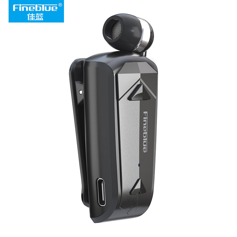 Ακουστικά Bluetooth Fineblue F520 Αναδιπλούμενο Auricular Lavalier Clip σε ακουστικά για ένα αυτί Hand Free Wireless Lotus Original