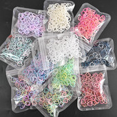 100 buc./sac inimă perla goală decorațiuni pentru unghii 11 mm 3D farmece colorate bricolaj meșteșuguri margele libere manichiură bijuterii accesorii #