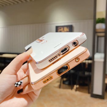 Κάλυμμα τηλεφώνου Square Love Heart Silicone για Xiaomi Redmi Note 10 Pro Note 8 Pro 12 11 9 Pro Max Plus 7 Redmi 9 9A 9T 9C 10c