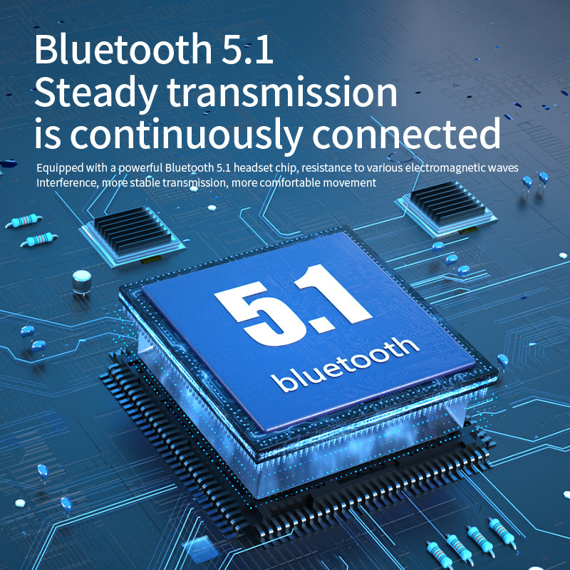 Căști cu conducție osoasă Bluetooth TWS VG07 Căști cu control tactil bas fără fir HD pentru alergare în aer liber Căști cu anulare a zgomotului