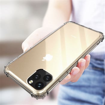 Ισχυρή προστασία Crystal Clear TPU κάλυμμα για Iphone 14 13 12 11 Pro Max X XR XS 6 6S 7 8 Plus SE 2020 Αντικρουστική θήκη