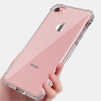 Ισχυρή προστασία Crystal Clear TPU κάλυμμα για Iphone 14 13 12 11 Pro Max X XR XS 6 6S 7 8 Plus SE 2020 Αντικρουστική θήκη