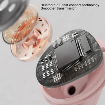 J70 Mini Bluetooth 5.0 ασύρματα ακουστικά Protable LED Ψηφιακή οθόνη Ακουστικά Έλεγχος αφής TWS Αδιάβροχα αθλητικά ακουστικά
