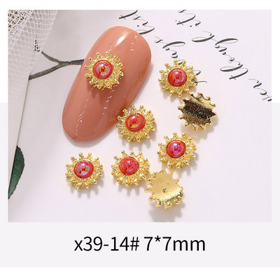 3D nail art privjesci srebrni križ u obliku deko metalni privjesci kristalni dijamant za akril gel nokte Alat za ukrašavanje manikure