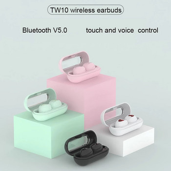 TW10 TWS Mini Bluetooth ασύρματα ακουστικά Ακουστικά gaming Αθλητικά ακουστικά για iPhone Samsung Oppo Huawei Xiaomi Music Earphones