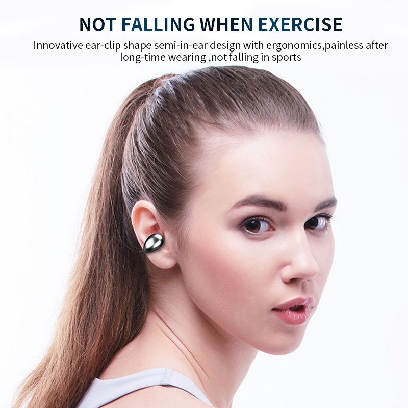 S19 TWS Mini bezdrôtové slúchadlá Hudobné Bluetooth slúchadlá Herné slúchadlá Športové slúchadlá do uší fungujú na všetkých smartfónoch s mikrofónom