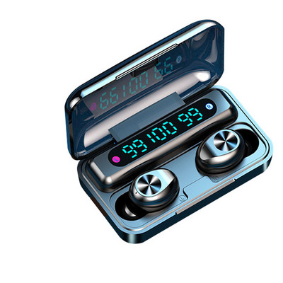 F9-10 TWS Ασύρματα ακουστικά Αδιάβροχα 9D Στερεοφωνικά Αθλητικά Ακουστικά Μείωσης Θορύβου για Ακουστικά Bluetooth Iphone Xiaomi Huawei Oppo