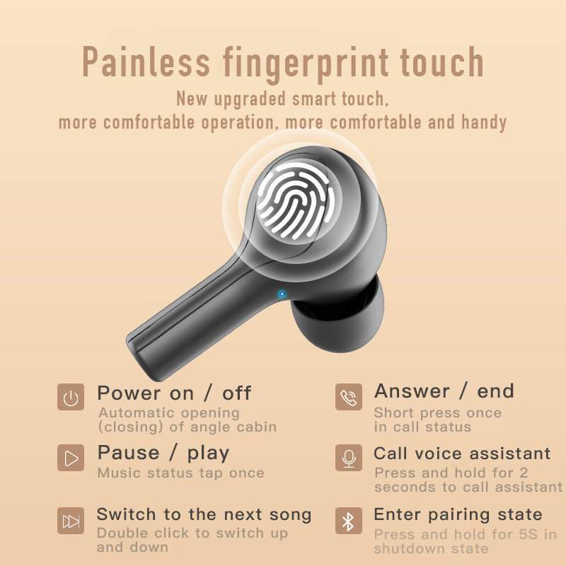 F9-278 TWS Ασύρματα ακουστικά Bluetooth Μουσική Ακουστικό Surround Ήχος Αδιάβροχο για Iphone Huawei Αθλητικά Ακουστικά Samsung Xiaomi