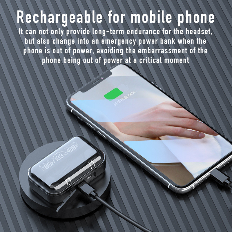 F9-278 TWS Ασύρματα ακουστικά Bluetooth Μουσική Ακουστικό Surround Ήχος Αδιάβροχο για Iphone Huawei Αθλητικά Ακουστικά Samsung Xiaomi