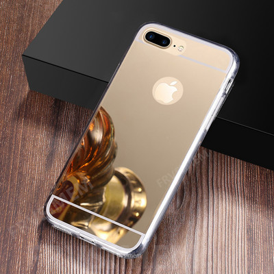 Επιμετάλλωση θήκη καθρέφτη για iphone 13 11 12 mini Pro Max 5 5s SE old 6 6s 8 7 Plus XR X XS Max 10 Soft Glitter Bling Cover