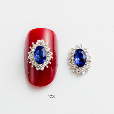 Új 10db/tétel 3D vaku gyémánt Nail art Dekoráció luxus köröm strassz Kiegészítők felső szintű kristály Manikűr varázslatok