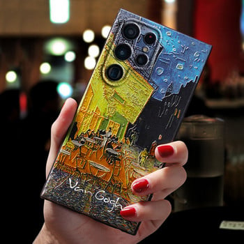 За Funda Samsung Galaxy S23 S22 S21 S20 Ultra FE Plus S20FE S21FE S23Ultra S22Ultra S 23 Note 20 Ultra Калъф 3D Art Phone Cover