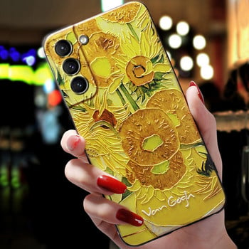 За Funda Samsung Galaxy S23 S22 S21 S20 Ultra FE Plus S20FE S21FE S23Ultra S22Ultra S 23 Note 20 Ultra Калъф 3D Art Phone Cover