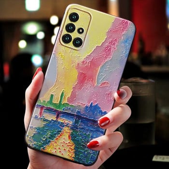 3D арт калъф за телефон Funda Samsung Galaxy A52 A52S A53 A73 A72 A71 A50 A 52S 53 52 73 72 51 71 4G 5G Калъфи Мек силиконов капак