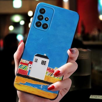 3D арт калъф за телефон Funda Samsung Galaxy A52 A52S A53 A73 A72 A71 A50 A 52S 53 52 73 72 51 71 4G 5G Калъфи Мек силиконов капак