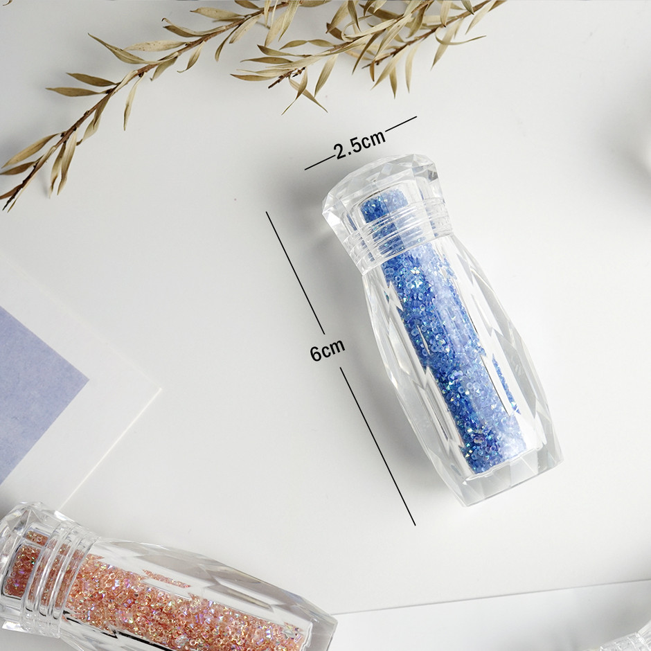 KIRAME 21 Stili Strass In Vetro K9 AB Olografici A Fondo Piatto - Foto 7