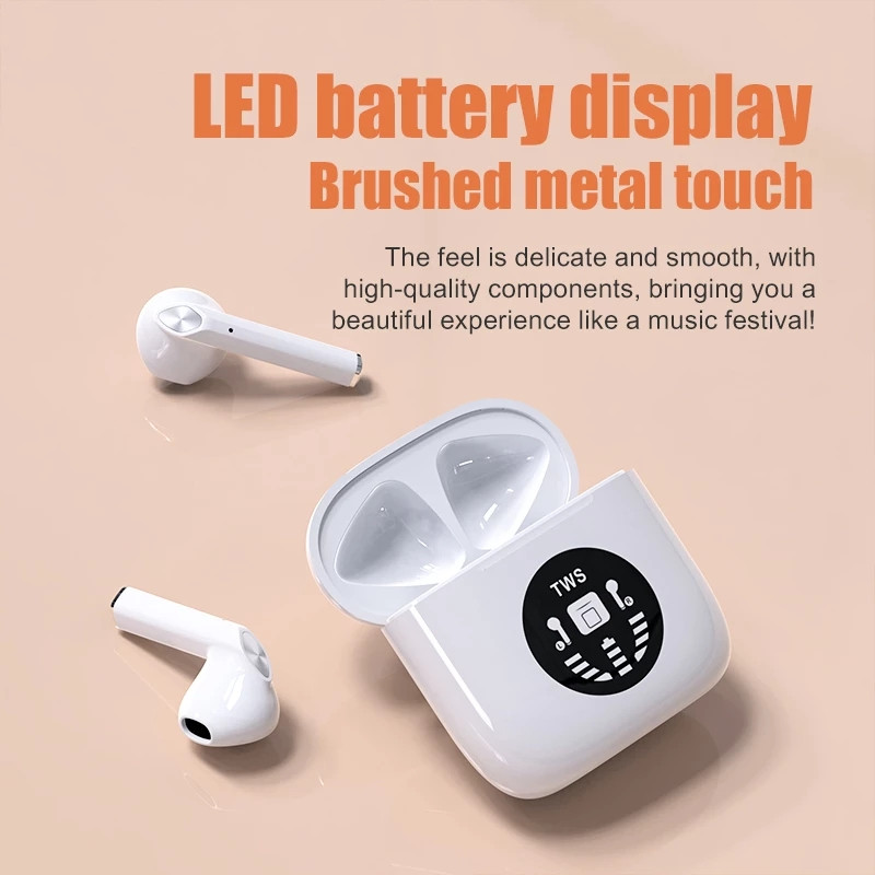 Ακουστικά Bluetooth 5.0 True Wireless Earbuds with Charging Box Αδιάβροχα Mini ακουστικά ελέγχου έντασης για αθλητικά TWS P80