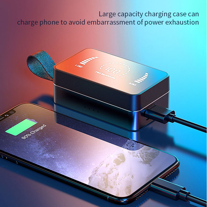 Ακουστικά Bluetooth H3 5.0 TWS Stereo Sports Αδιάβροχα Bluetooth ασύρματα ακουστικά Ακουστικά για Xiaomi Huawei Redmi iPhone