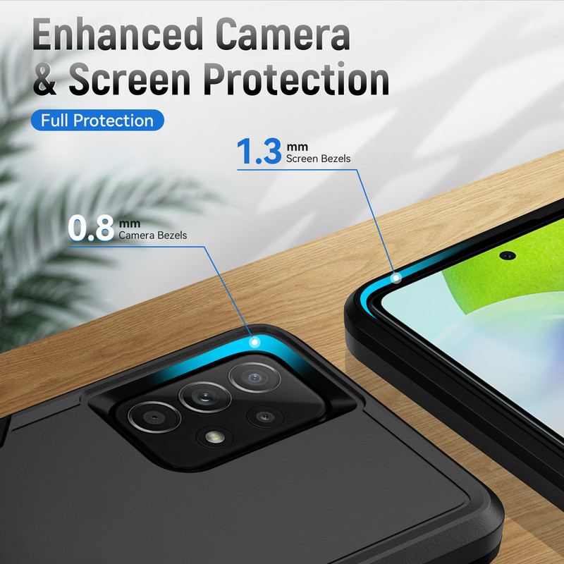 Precizno izrezana maska otporna na udarce za Samsung Galaxy A52S 5G S23 Ultra A14 A52 A54 A72 A33 A53 A73 A12 A13 A32 S22 S21 FE S20 Plus