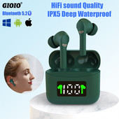 J5 TWS Bežične slušalice Bluetooth slušalice Glazbene slušalice LED Digitalni zaslon Slušalice Sport HD Pozivi Za Huawei Xiaomi Iphone