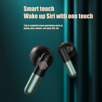 J28 Ασύρματα ακουστικά Bluetooth Ακουστικά αφής Ακουστικά Αθλητικά ακουστικά για Huawei Iphone OPPO Xiaomi TWS Ακουστικά μουσικής